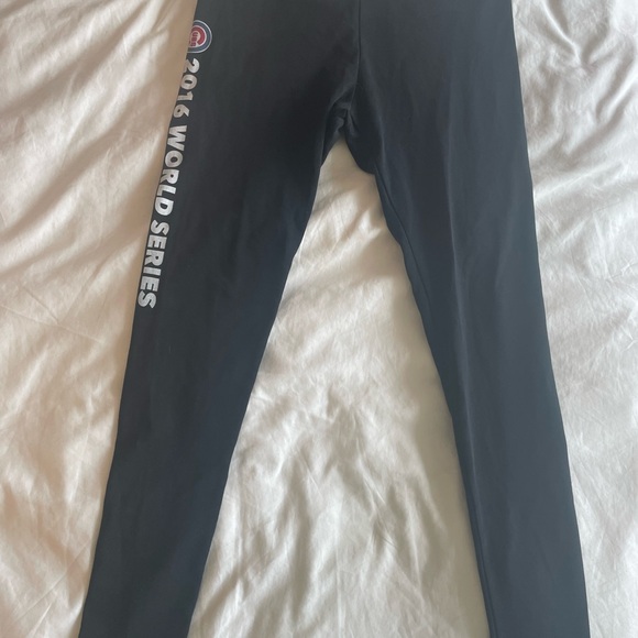 SUPER COMFY 2016 Cubs World Series black leggings. Brand new, never worn. - Picture 2 of 4